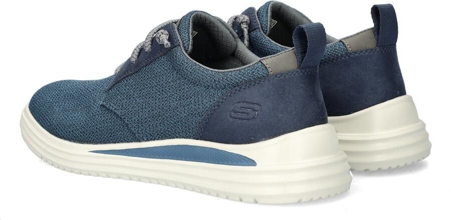 Skechers GO WALK FLEX -New World-sneakers voor heren Slip In Vegan 216505 NVLM blauw - Foto 19
