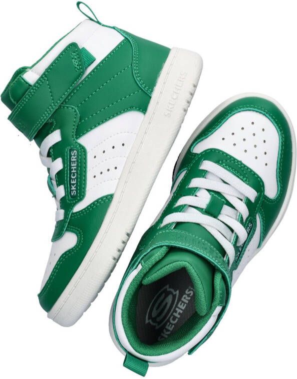 Skechers Quick Street jongens sneakers groen wit Uitneembare zool - Foto 7
