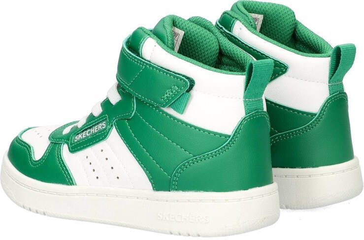 Skechers Quick Street jongens sneakers groen wit Uitneembare zool - Foto 6
