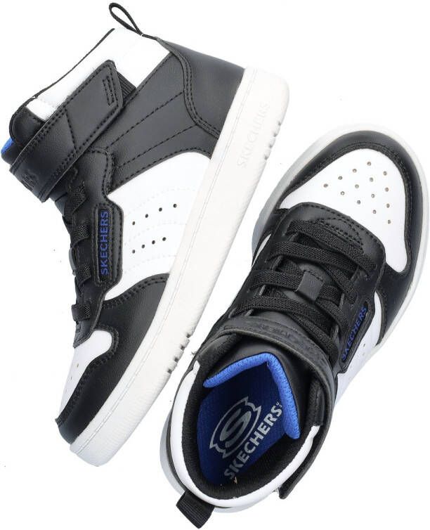 Skechers Quick Street jongens hoge sneaker Zwart wit - Foto 4