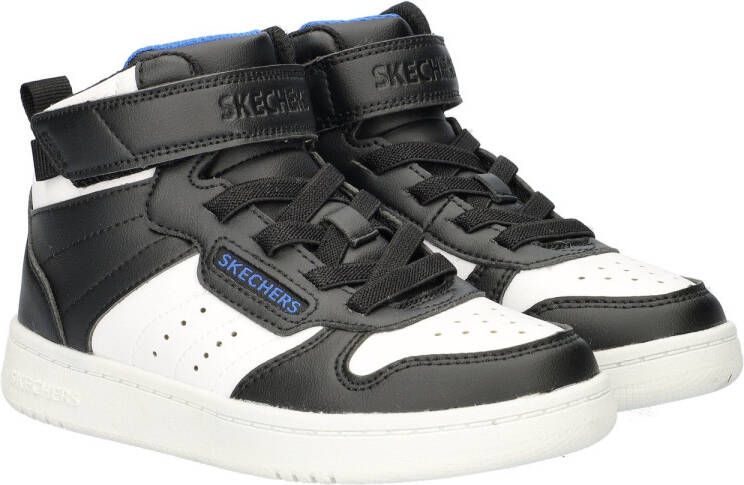 Skechers Quick Street jongens hoge sneaker Zwart wit - Foto 3