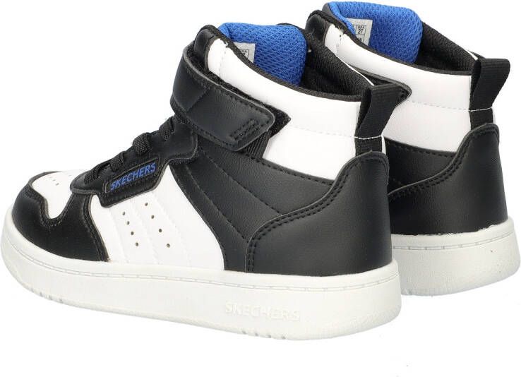 Skechers Quick Street jongens hoge sneaker Zwart wit - Foto 2