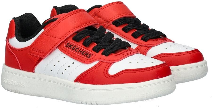 Skechers Quik Street sneakers rood wit Jongens Imitatieleer Meerkleurig 32 - Foto 7
