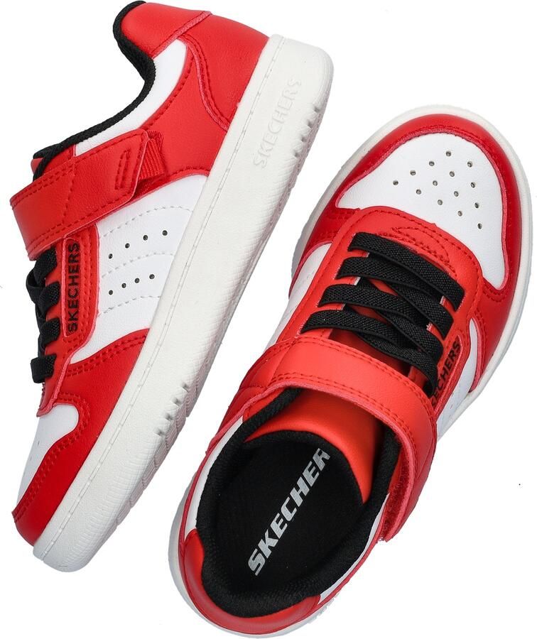 Skechers Quik Street sneakers rood wit Jongens Imitatieleer Meerkleurig 32 - Foto 5