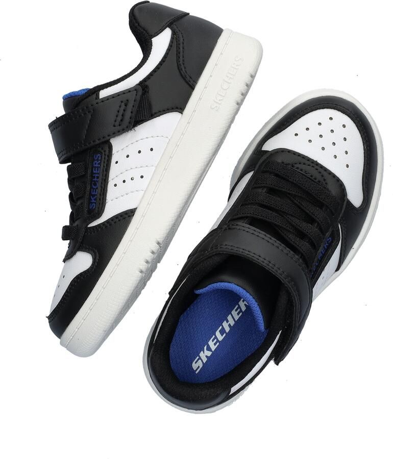 Skechers Quik Street sneakers zwart wit Jongens Imitatieleer Meerkleurig 34 - Foto 4