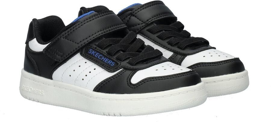 Skechers Quik Street sneakers zwart wit Jongens Imitatieleer Meerkleurig 34 - Foto 6