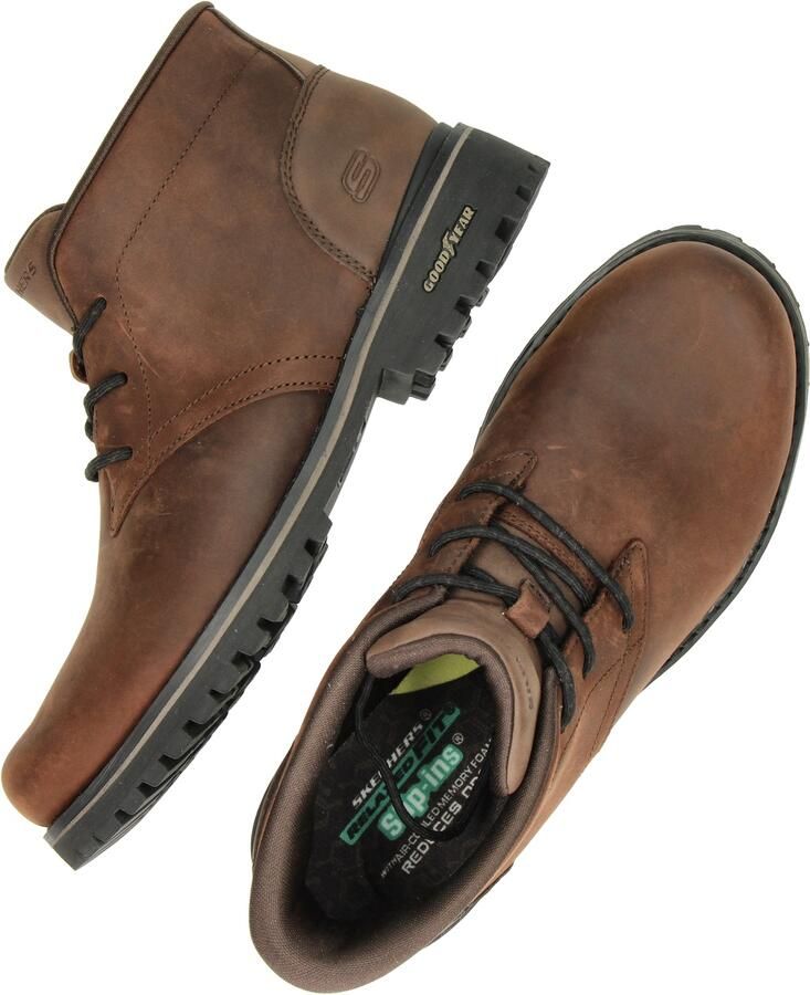 Skechers Slip-ins Quintero Damien Veterboots bruin Heren - Foto 6