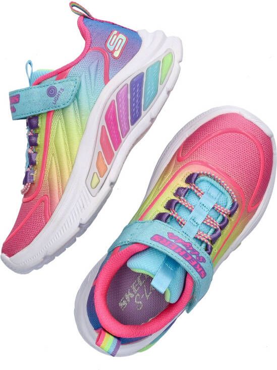 Skechers Rainbow Cruisers Meisjes Sneakers Turquoise Multicolour - Foto 4