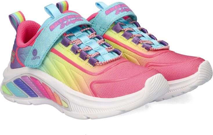 Skechers Rainbow Cruisers Meisjes Sneakers Turquoise Multicolour - Foto 2