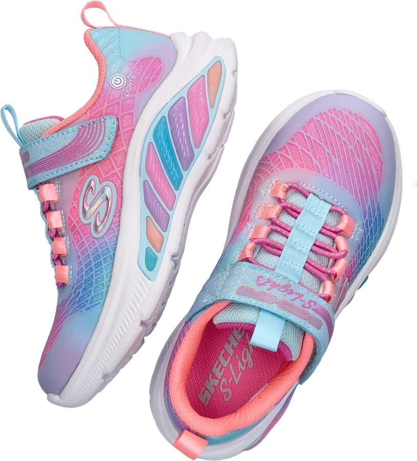 Skechers RAINBOW CRUISERS RAINBOW RE Meisjes Sneakers Blauw - Foto 10