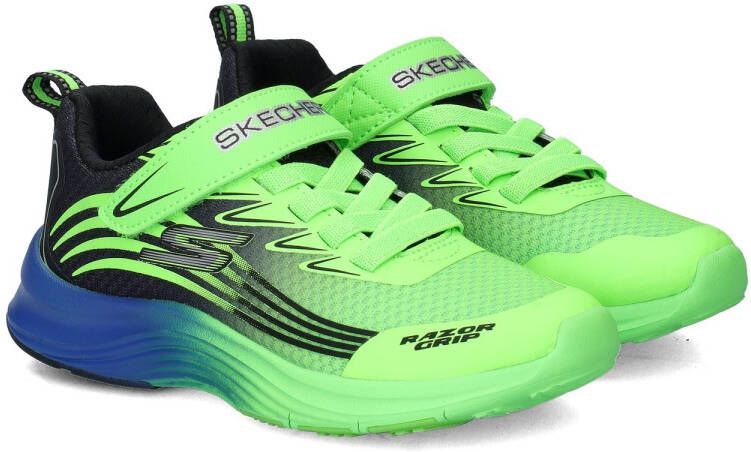 Skechers sneakers groen Jongens Imitatieleer Meerkleurig 30 - Foto 4