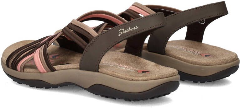 Skechers Reggae Slim Simply Stretch Sandalen Plat donkerbruin - Foto 7