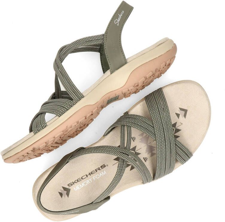 Skechers Sandalen REGGAE SLIM TURN IT UP met elastische riempjes - Foto 5