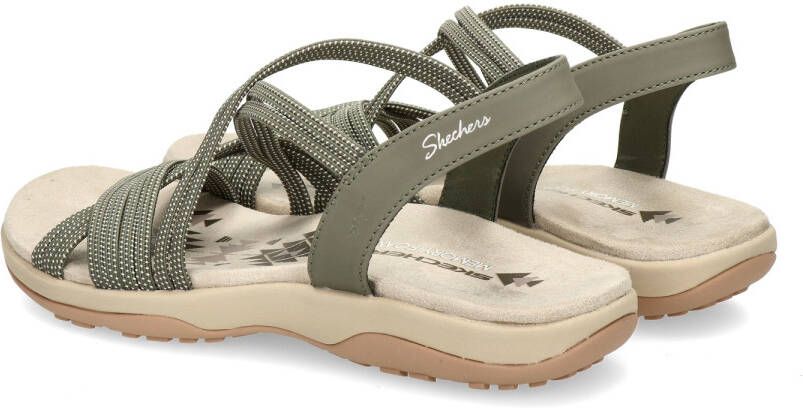 Skechers Sandalen REGGAE SLIM TURN IT UP met elastische riempjes - Foto 7