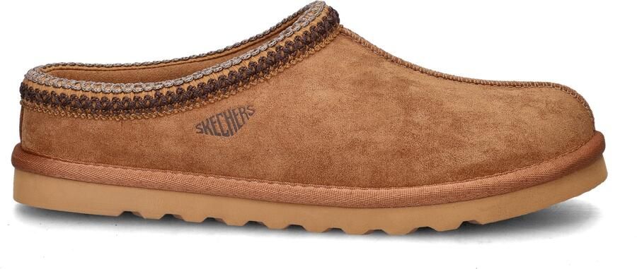 Skechers Renten heren pantoffel Cognac