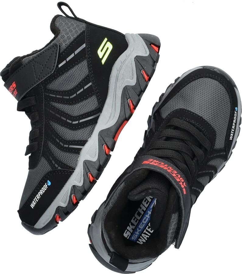 Skechers RUGGED RANGER STORM TRAIL Jongens Wandelschoenen Zwart Rood Geel - Foto 10
