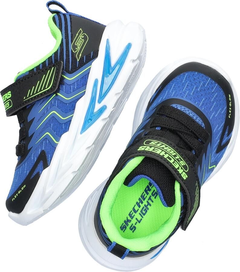 Skechers S-Lights: Flex-Glow Ultra Prism-Pacer jongens sneaker Blauw multi - Foto 3