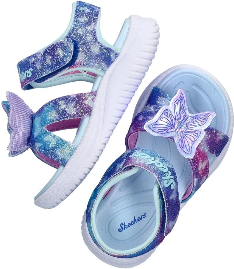 Skechers S-Lights Jumpster Butterfly Brites meisjes sandaal Blauw multi - Foto 6