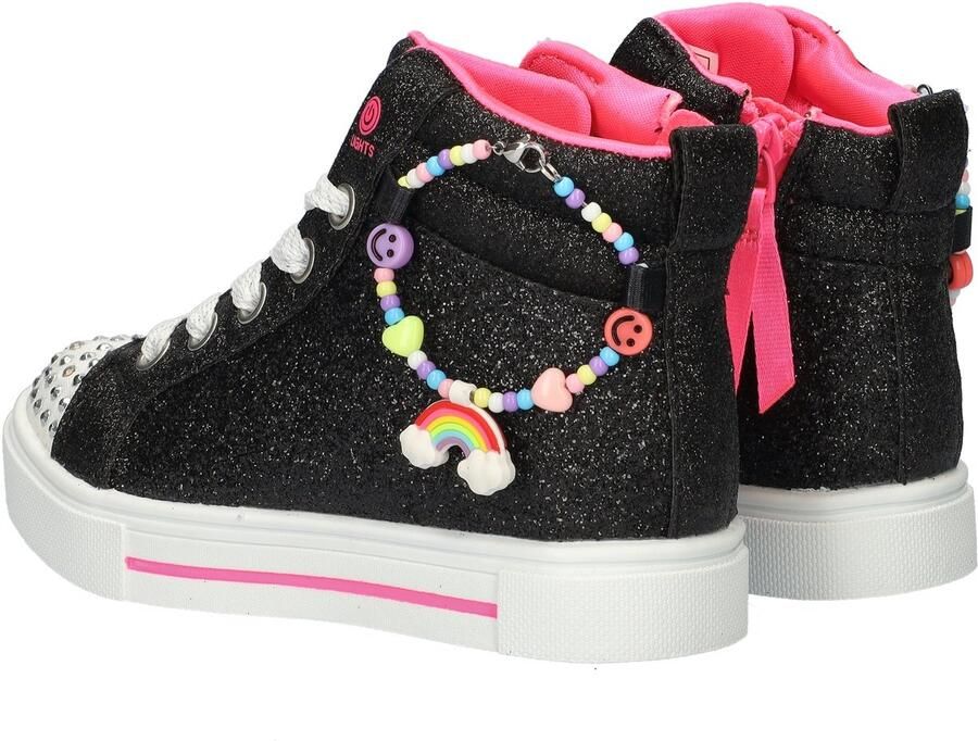 Skechers S-Lights Twinkle Charms Bestie sneakers met lichtjes zwart Meisjes Imitatieleer 33 - Foto 3