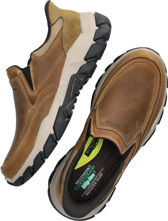 Skechers Hands Free Slip-Ins Santoro Archaic heren instapper Taupe - Foto 2