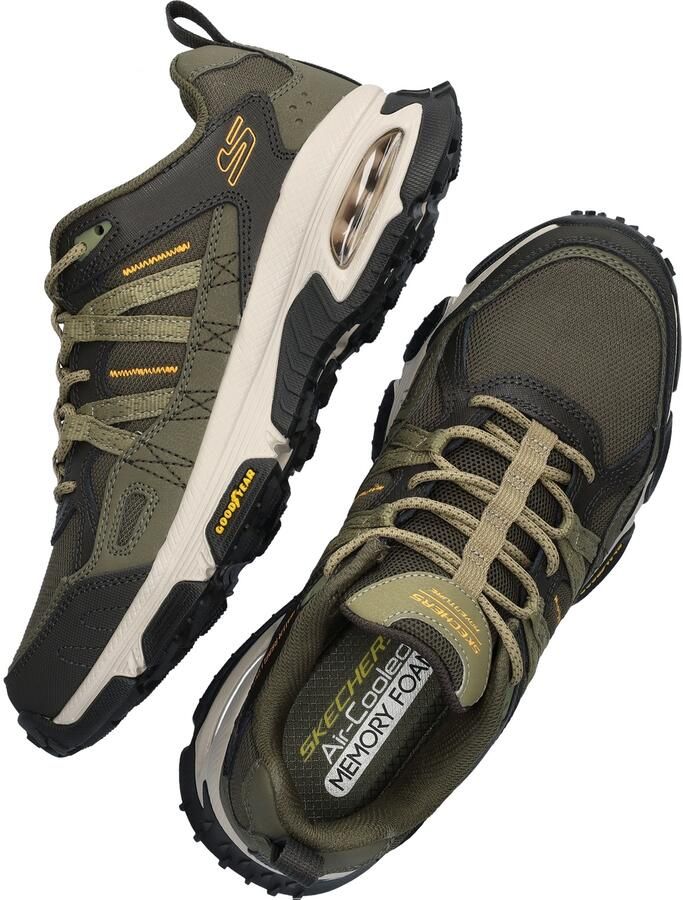 Skechers SKECH-AIR ENVOY Heren Wandelschoenen Olijf - Foto 4