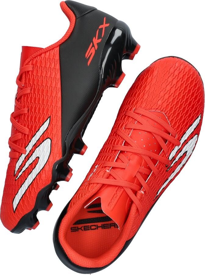 Skechers Kinder Voetbalschoen SKX_2 Jr Youth MG 252160L RDBK Rood Zwart - Foto 3