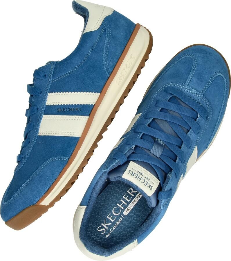 Skechers SKX 92 herensneaker Blauw wit - Foto 3