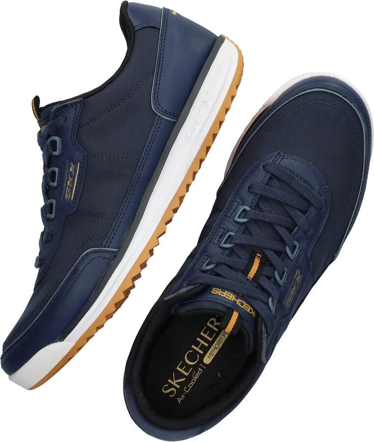 Skechers SKX92 gheren sneaker Blauw - Foto 3