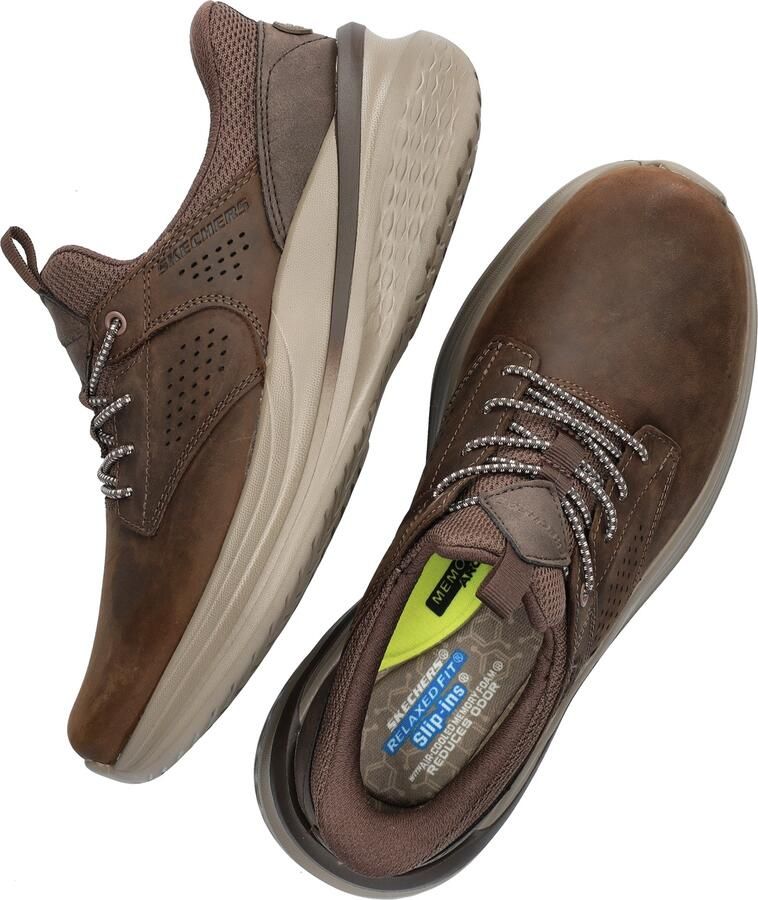 Skechers SLADE 2.0 ENCORE Heren Instappers Donkerbruin - Foto 3