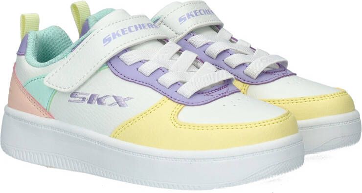 Skechers sneakers wit pastel Meisjes Imitatieleer Meerkleurig 32 - Foto 12