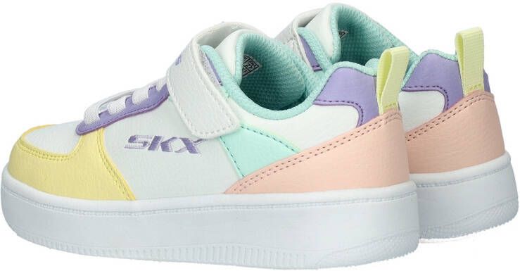 Skechers sneakers wit pastel Meisjes Imitatieleer Meerkleurig 32 - Foto 13