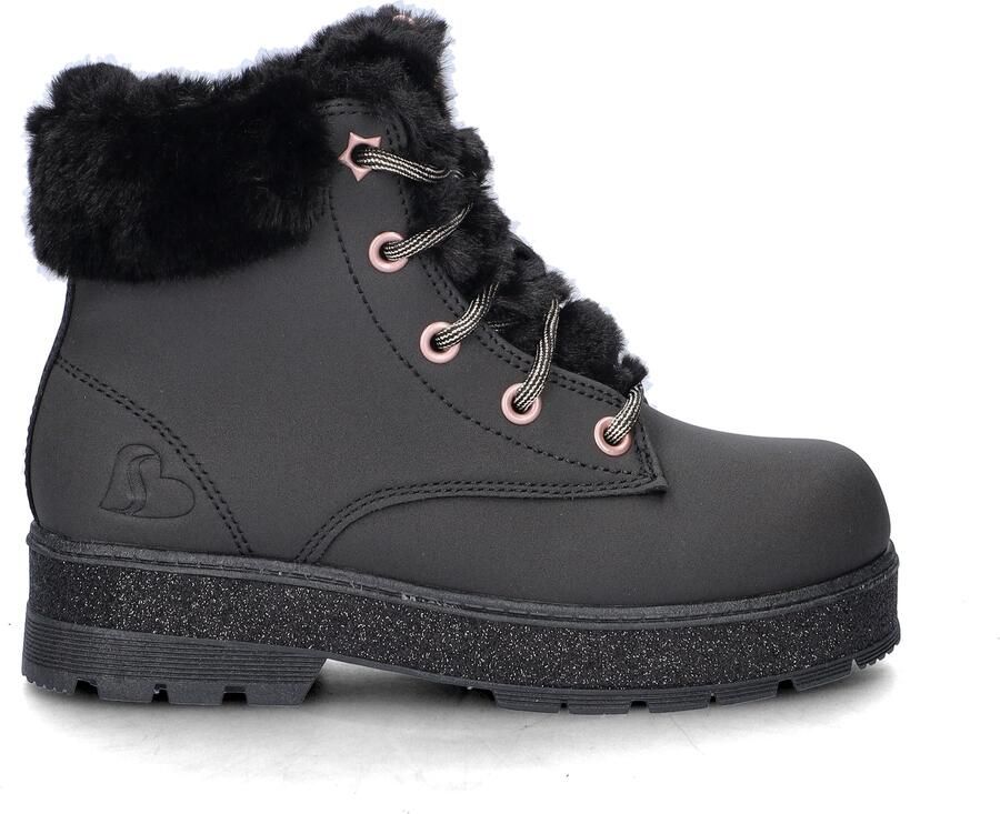 Skechers Street Glitz gevoerde veterboots zwart Extra comfort Memory Foam - Foto 2