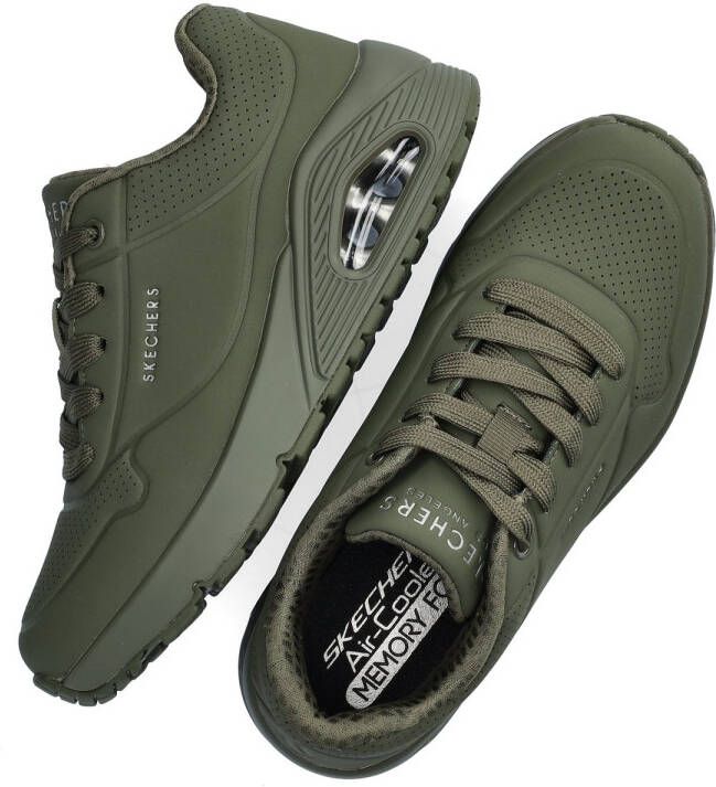 Skechers Sketchers sneakers olijfgroen Synthetisch 36 - Foto 14