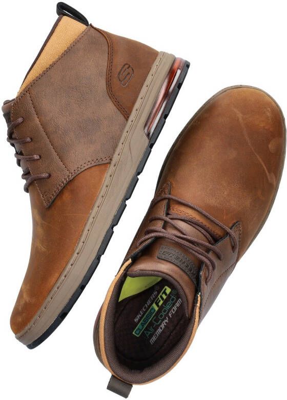 Skechers Evenston Renli 210141-CDB Mannen Bruin Laarsjes Laarzen - Foto 8