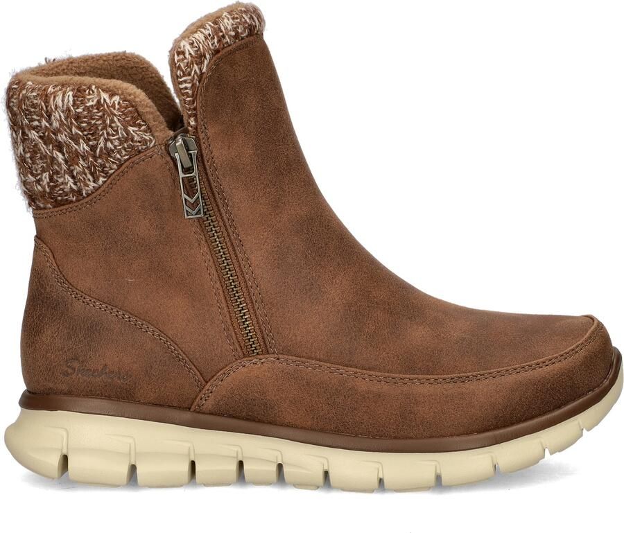 Skechers Lovely Collab Vegan Gebreide Enkellaars Brown Dames - Foto 9