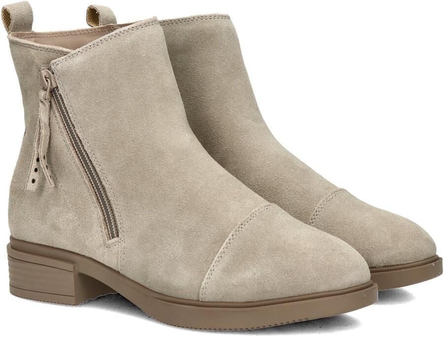 Skechers Tenley suède enkellaarzen beige - Foto 3