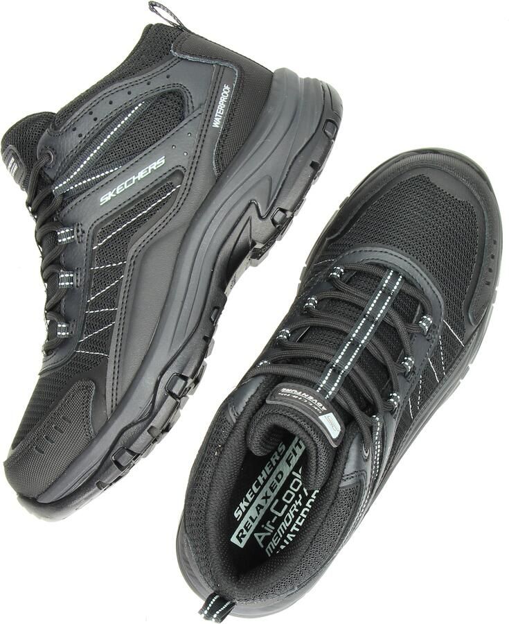 Skechers Trego Ashaway dames wandelschoenen Zwart - Foto 3