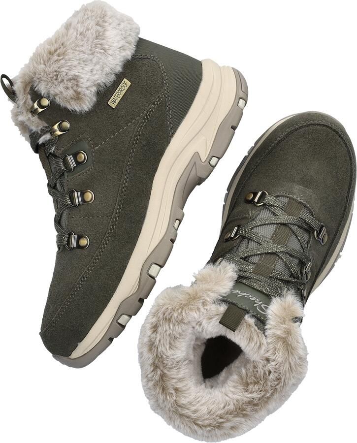Skechers Winterlaarzen TREGO Chunky boots vrijetijdsschoen winterlaarzen met plateauzool - Foto 7