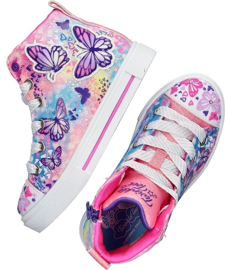 Skechers Twinkle Toes: Twi-Lites 2.0 Flutter Daydream meisje sneaker Roze - Foto 2