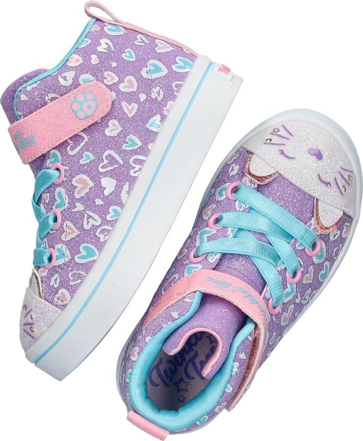 Skechers Skeechers Twinkle Toes Twi-Lites meisjes sneaker Lila - Foto 3