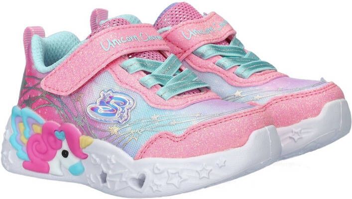 Skechers Unicorn Charmer Lil Stellar 302694N-PKTQ voor meisje Roze Sneakers Sportschoenen - Foto 3