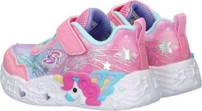 Skechers Unicorn Charmer Lil Stellar 302694N-PKTQ voor meisje Roze Sneakers Sportschoenen - Foto 4