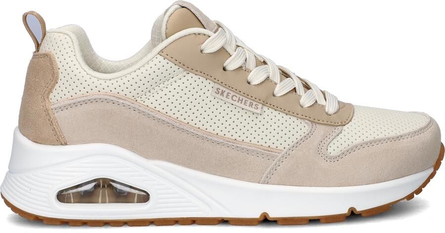 Skechers Uno Two Much Fun Dames Sneakers Taupe;Zand - Foto 17