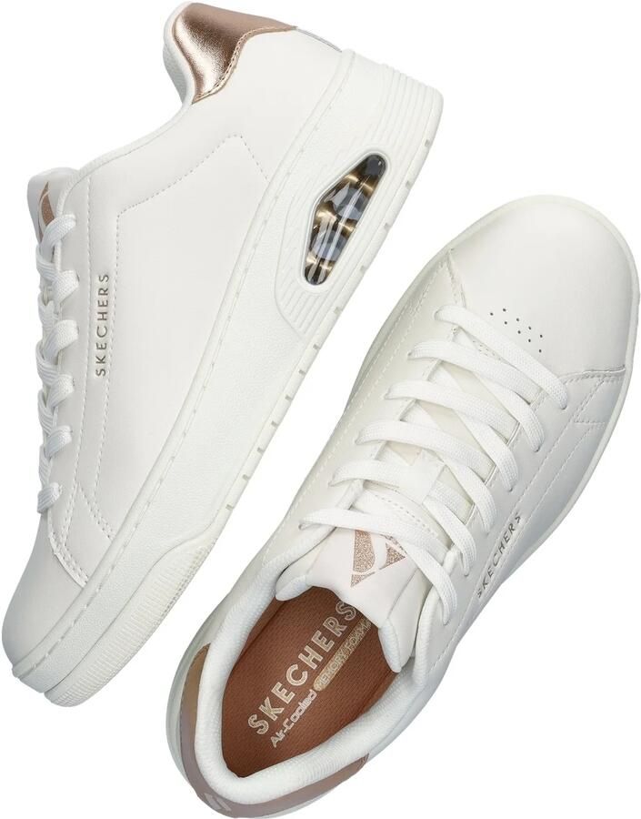 Skechers Sneakers UNO COURT met metallic-applicatie vrijetijdsschoen lage schoen veterschoen - Foto 6