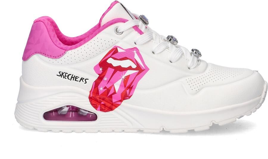 Skechers Uno Diamond Stones Sneakers Laag Wit - Foto 8