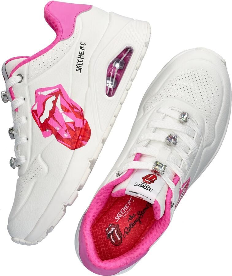 Skechers Uno Diamond Stones Sneakers Laag Wit - Foto 9