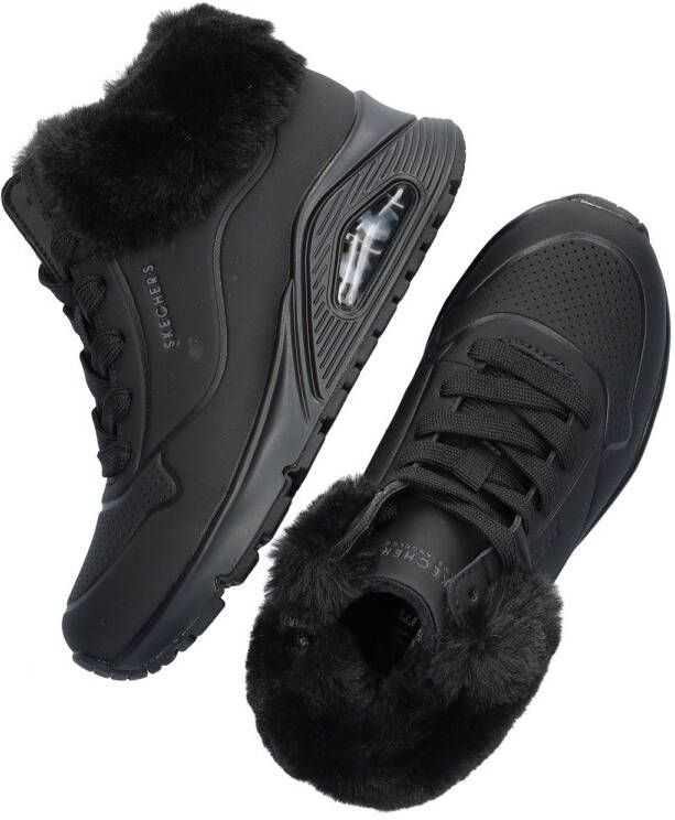 Skechers Uno Fall Air gevoerde sneakers zwart Meisjes Imitatieleer 33 - Foto 8