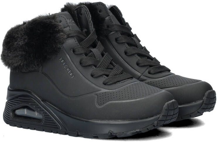 Skechers Uno Fall Air gevoerde sneakers zwart Meisjes Imitatieleer 33 - Foto 7