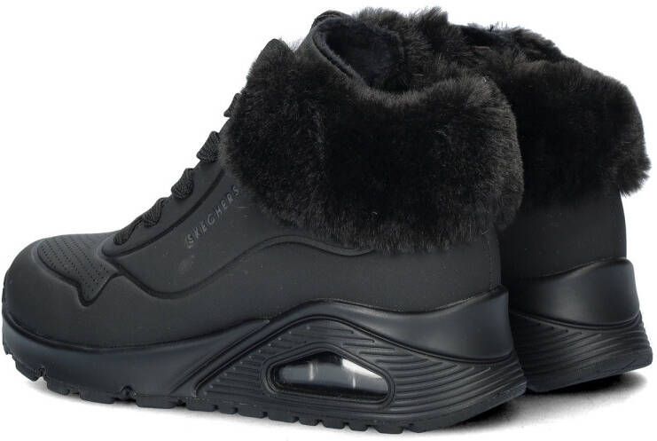 Skechers Uno Fall Air gevoerde sneakers zwart Meisjes Imitatieleer 33 - Foto 6