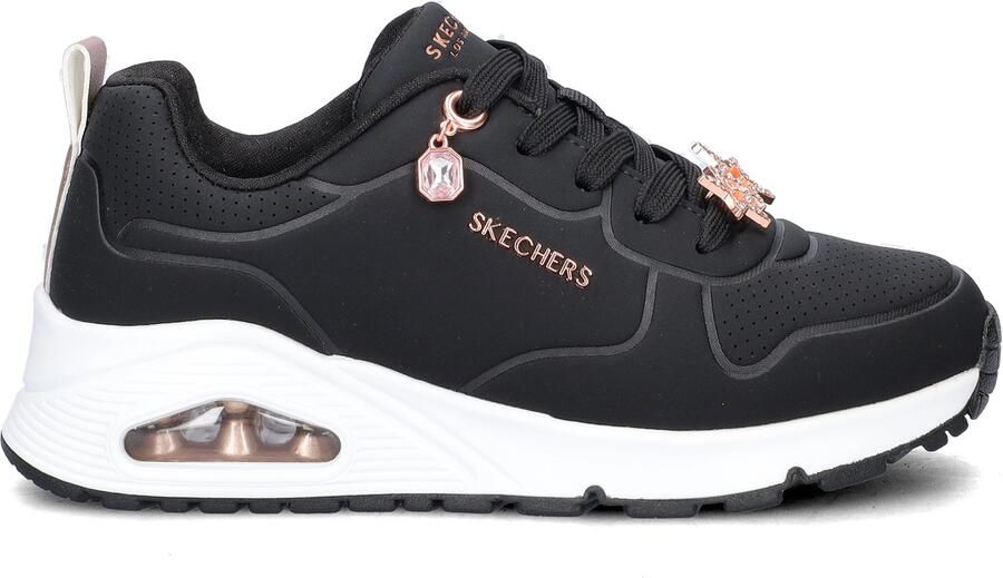 Skechers UNO GEN1 TRENDY JEWELS Meisjes Sneakers Zwart - Foto 2
